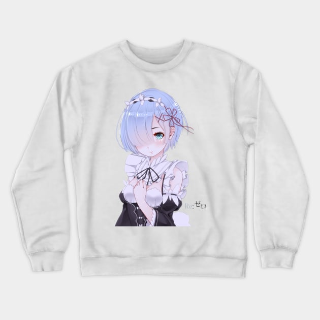 Re:Zero Shy Rem Crewneck Sweatshirt by Otakuteland